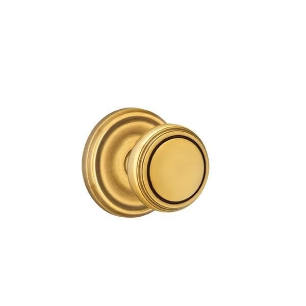 Emtek Norwich Knob 2-3/8 in Backset Privacy w/Regular Rose for 1-1/4 in to 2 in Door French Antique Brass 8200NWUS7 - main